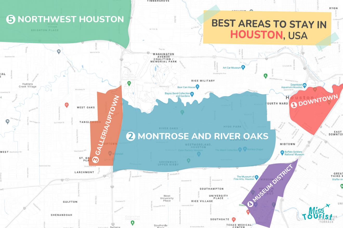 Where to Stay in Houston • 5 Best Neighborhoods